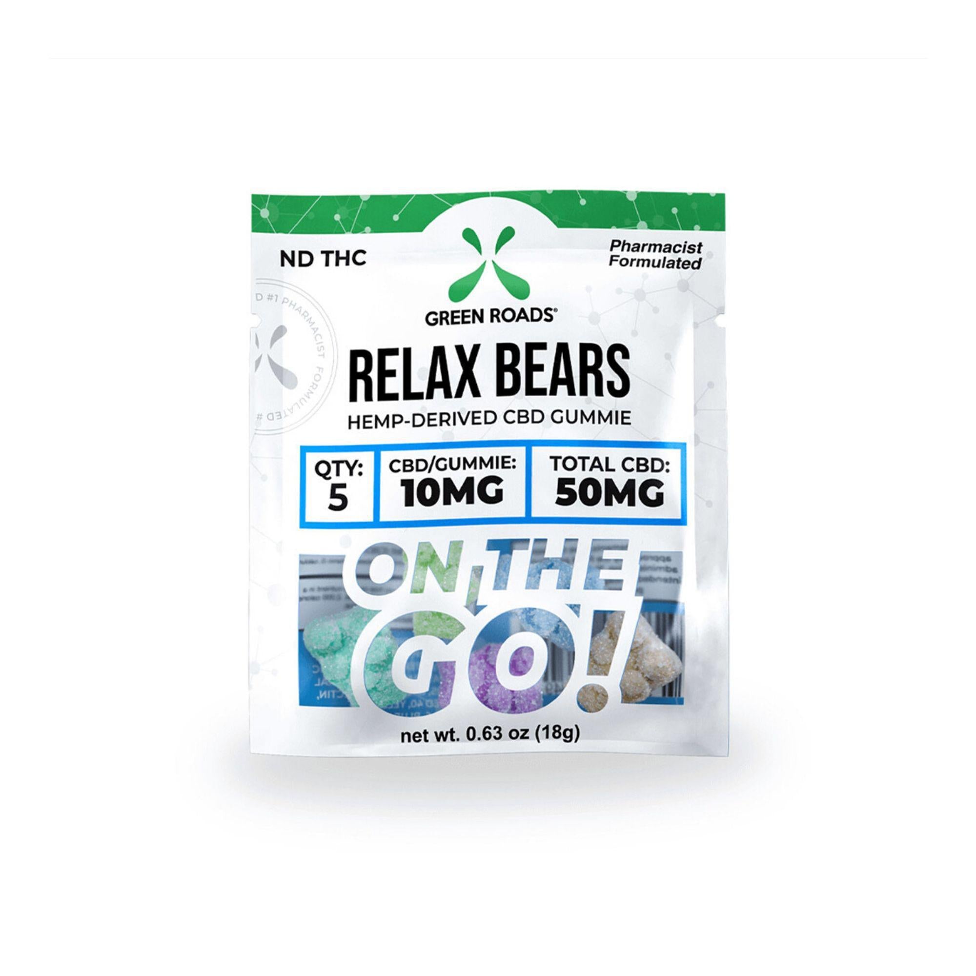 Green Roads 50MG Relax Bears