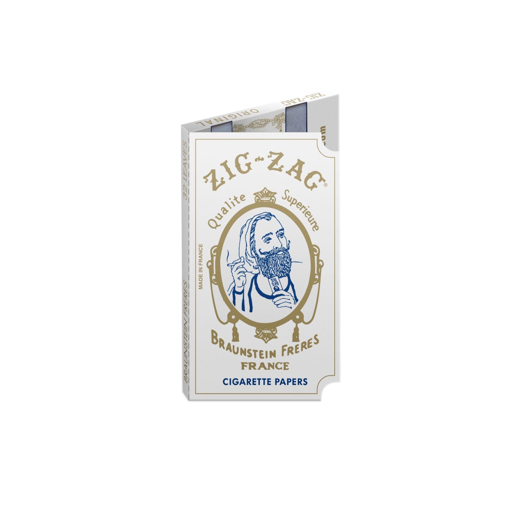 Zig Zag Original White Papers 24 Per Booklet