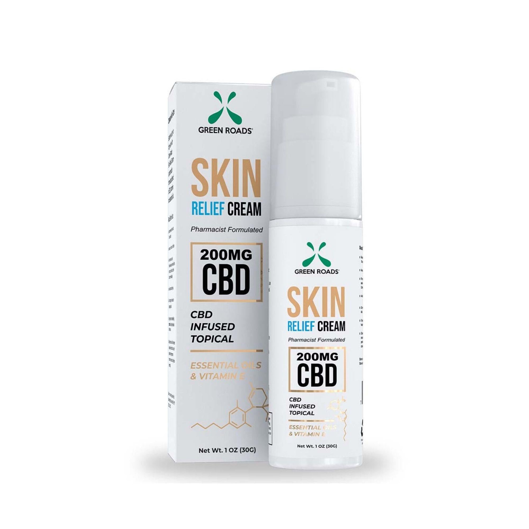Green Roads 200MG CBD Skin Relief Cream